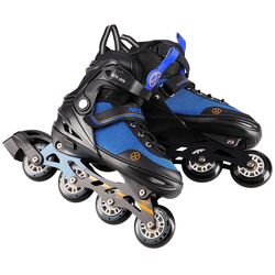 Patine cu rotile 2in1 Nils Extreme NH18188A L 39-43 (Black/Blue) Thumb