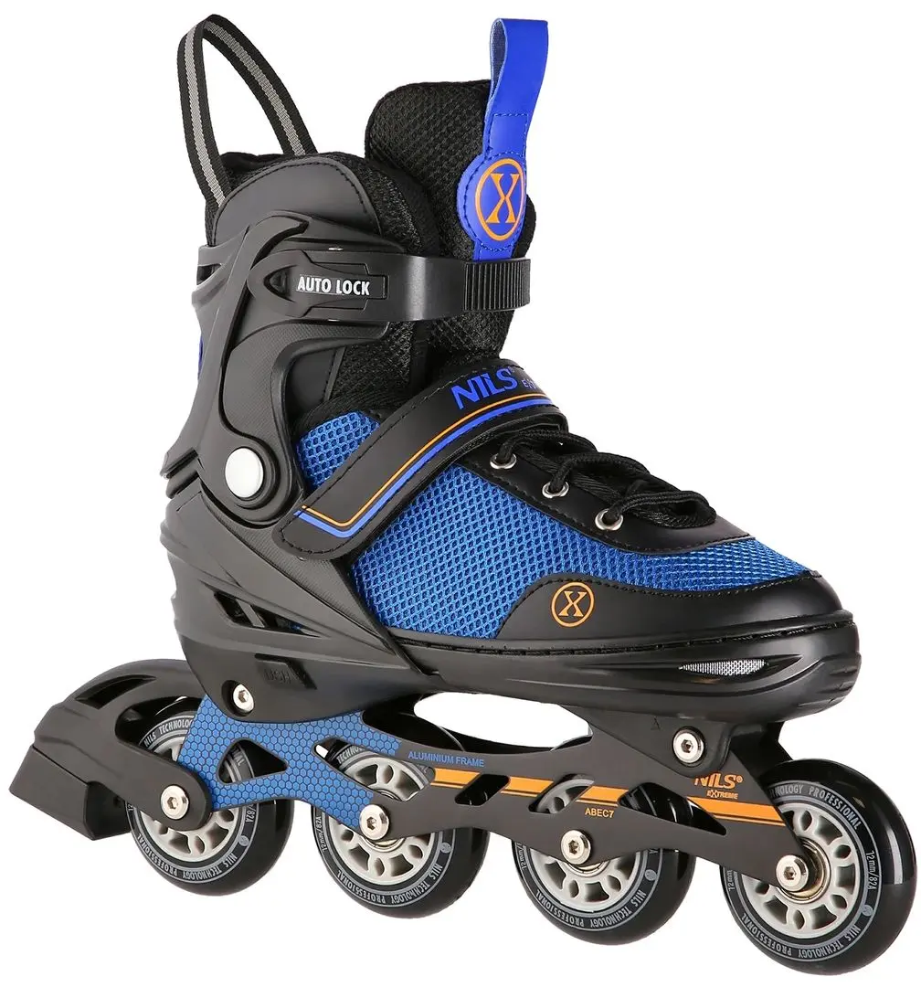Patine cu rotile 2in1 Nils Extreme NH18188A L 39-43 (Black/Blue)