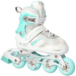 Роликовые коньки 2в1 Nils Extreme NH18188A L 39-43 (White/Blue) Thumb