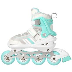 Роликовые коньки 2в1 Nils Extreme NH18188A L 39-43 (White/Blue) Thumb