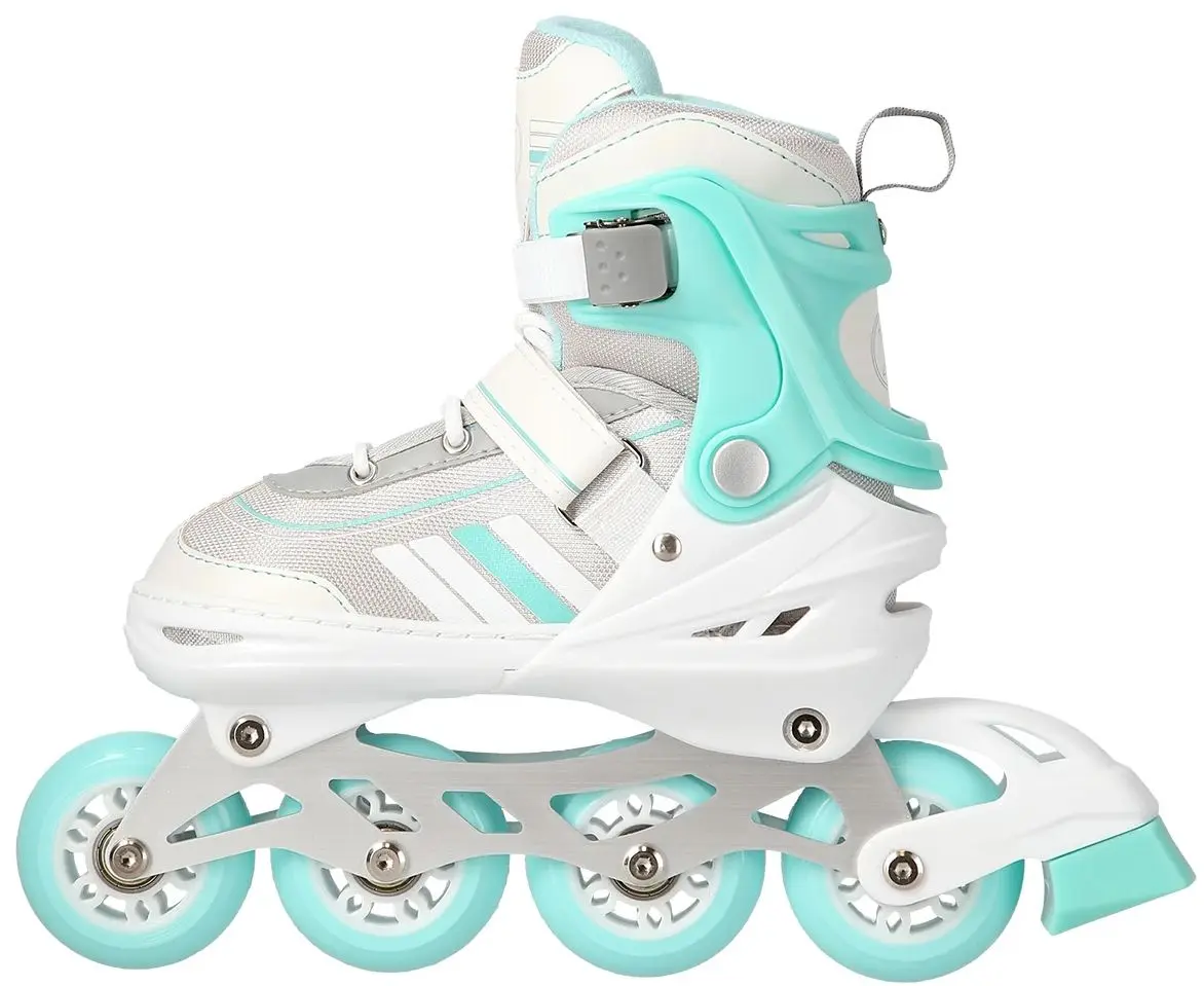 Роликовые коньки 2в1 Nils Extreme NH18188A L 39-43 (White/Blue)