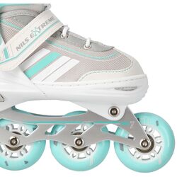 Роликовые коньки 2в1 Nils Extreme NH18188A L 39-43 (White/Blue) Thumb