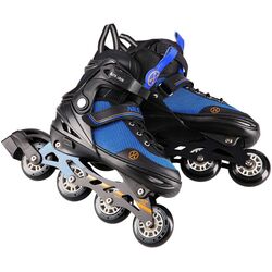 Patine cu rotile 2in1 Nils Extreme NH18188A M 34-38 (Black/Blue) Thumb