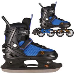 Patine cu rotile 2in1 Nils Extreme NH18188A M 34-38 (Black/Blue) Thumb