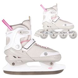 Patine cu rotile 2in1 Nils Extreme NH18188A M 34-38 (Grey/Pink) Thumb