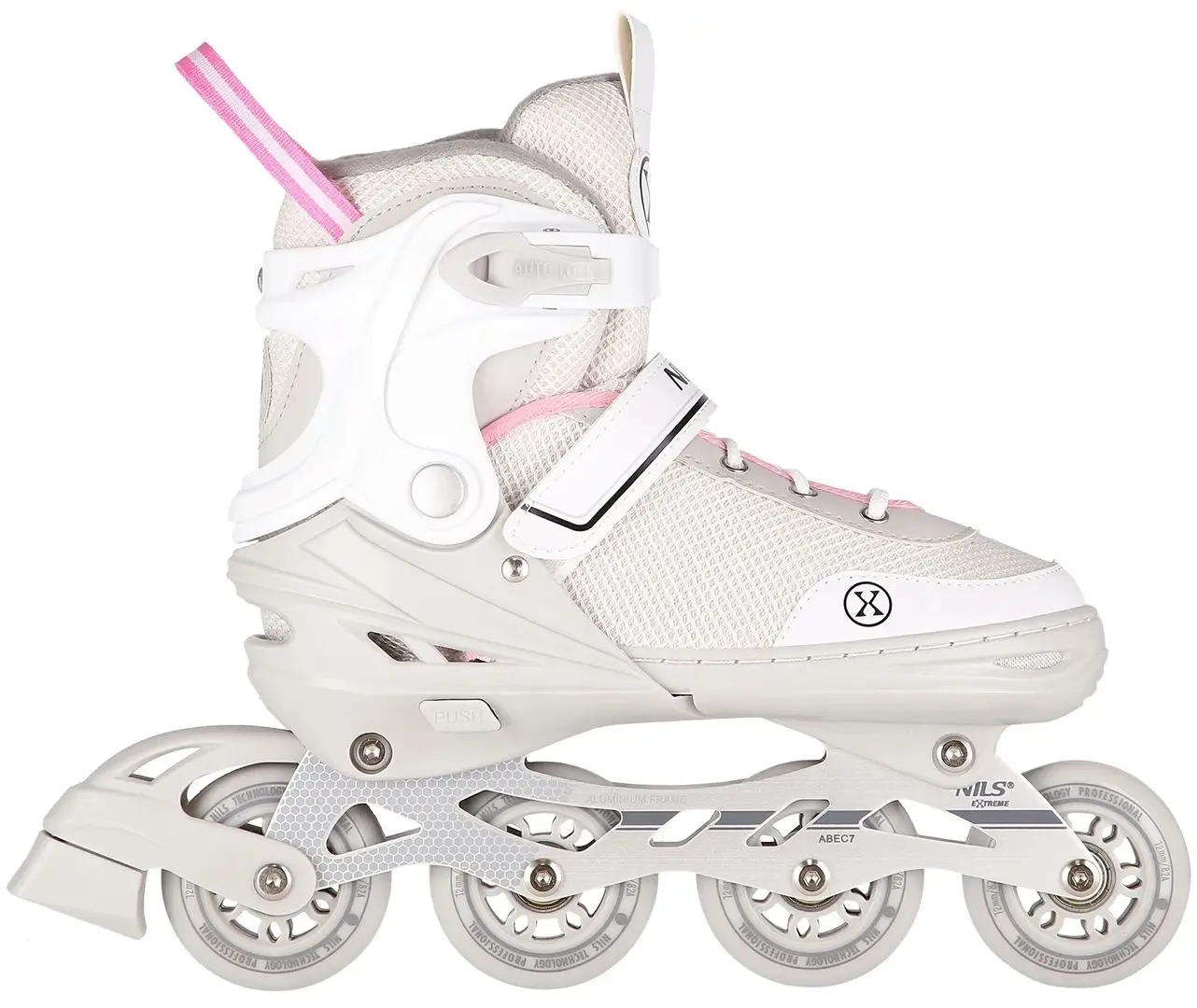 Роликовые коньки 2в1 Nils Extreme NH18188A S 29-33 (Grey/Pink) - 6