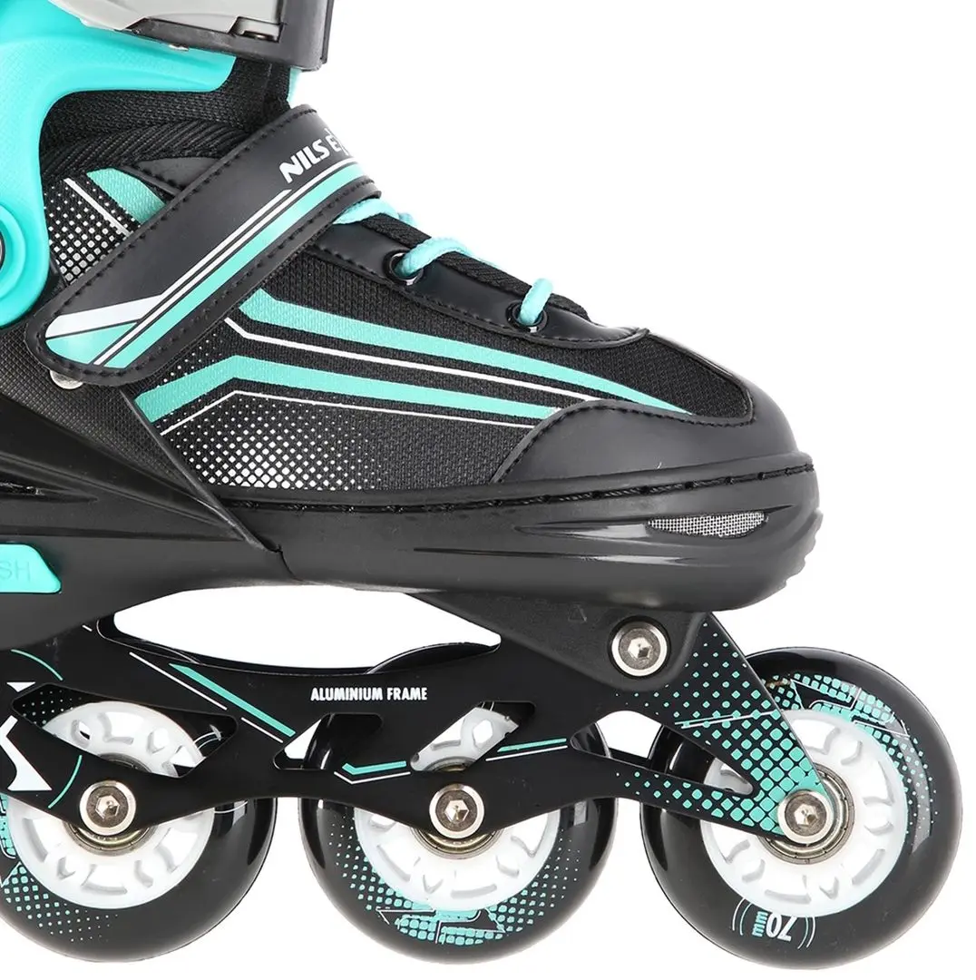 Patine cu rotile 2in1 Nils Extreme NH18190 L 39-43 (Black/Blue)