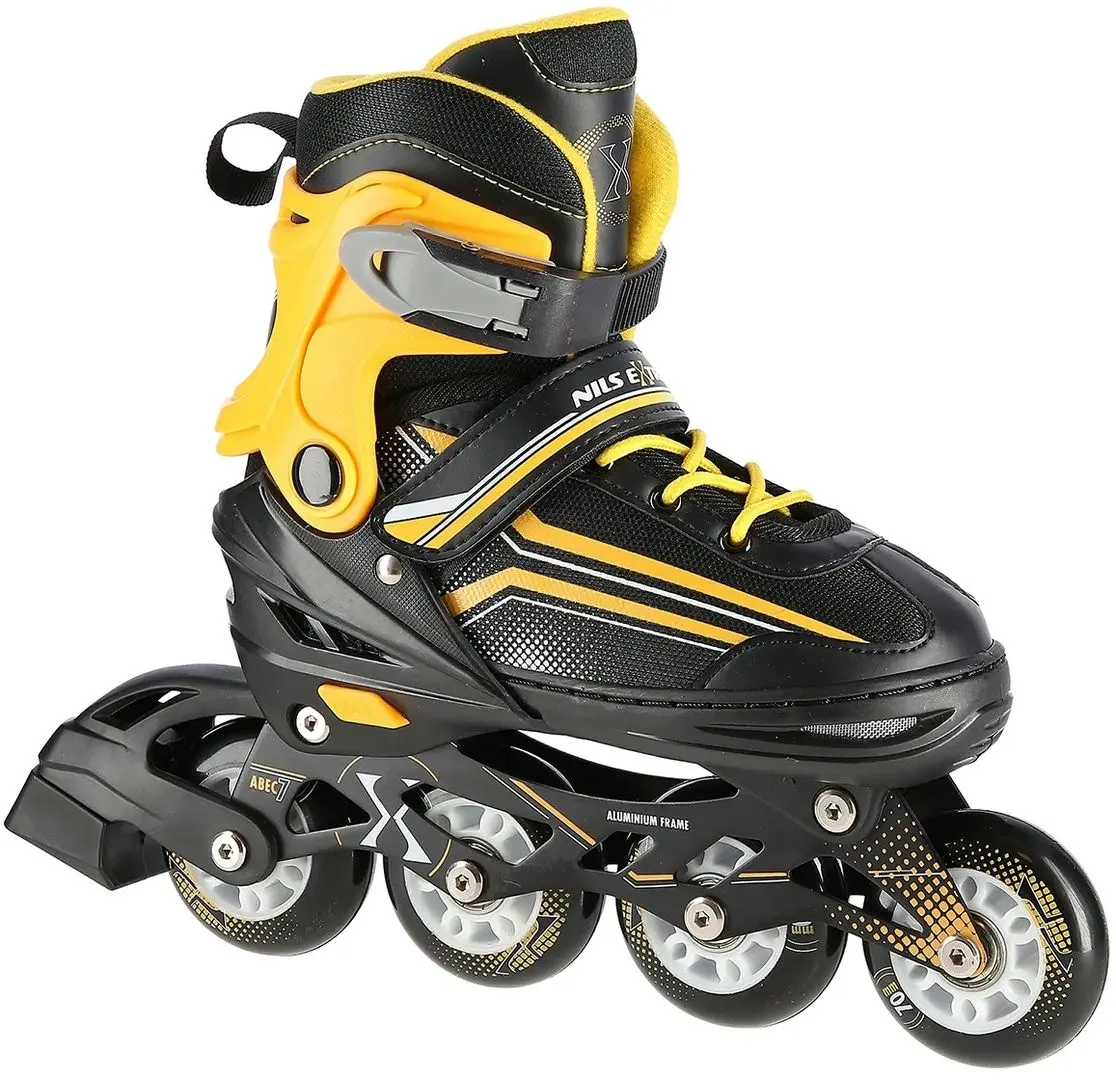 Patine cu rotile 2in1 Nils Extreme NH18190 L 39-43 (Black/Orange)