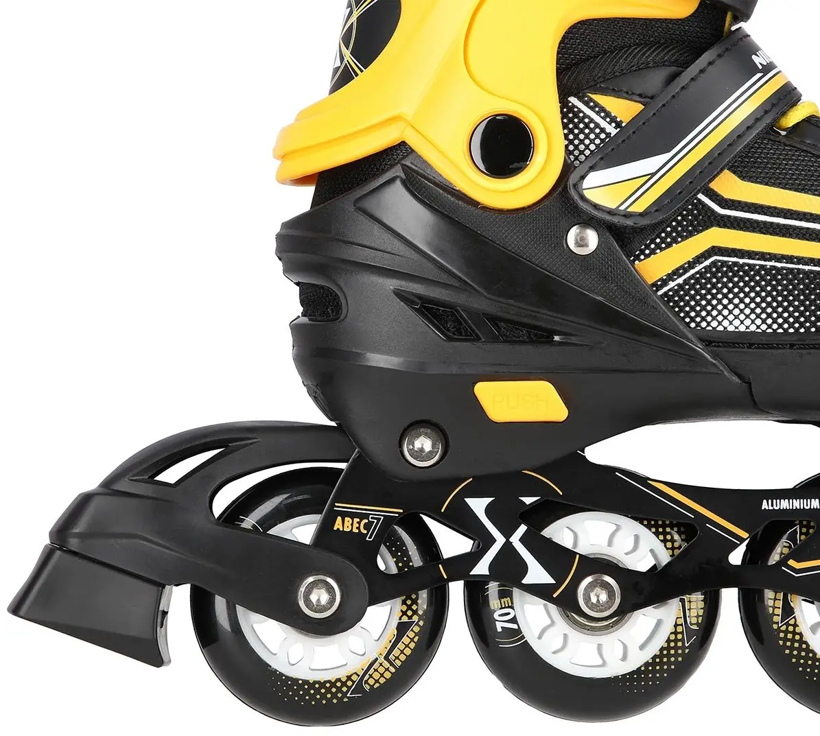 Patine cu rotile 2in1 Nils Extreme NH18190 L 39-43 (Black/Orange)