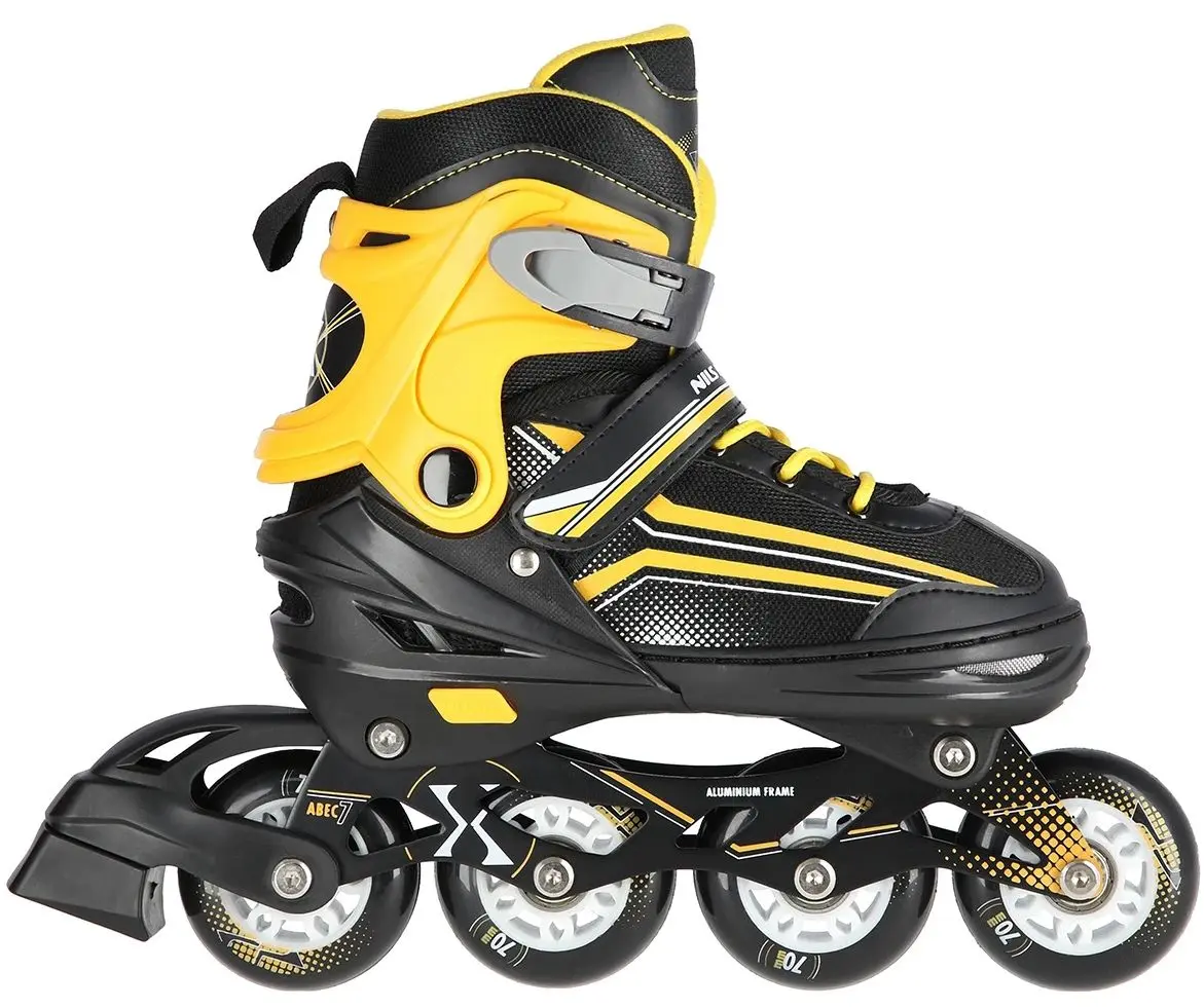 Patine cu rotile 2in1 Nils Extreme NH18190 L 39-43 (Black/Orange)
