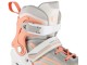 Роликовые коньки 2в1 Nils Extreme NH18190 L 39-43 (White/Pink)