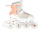 Роликовые коньки 2в1 Nils Extreme NH18190 L 39-43 (White/Pink)