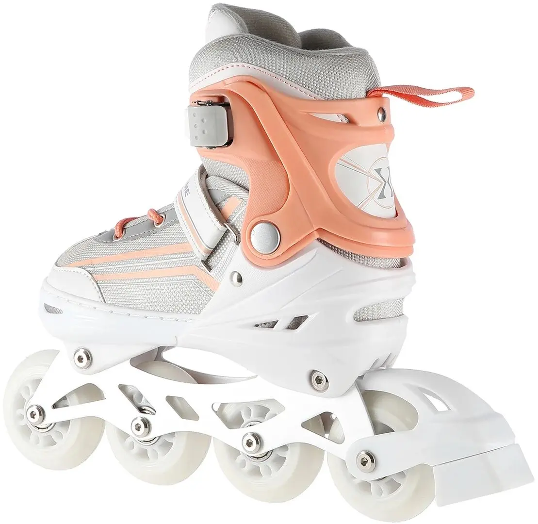 Patine cu rotile 2in1 Nils Extreme NH18190 L 39-43 (White/Pink)