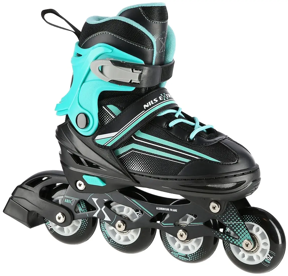Patine cu rotile 2in1 Nils Extreme NH18190 M 34-38 (Black/Blue)