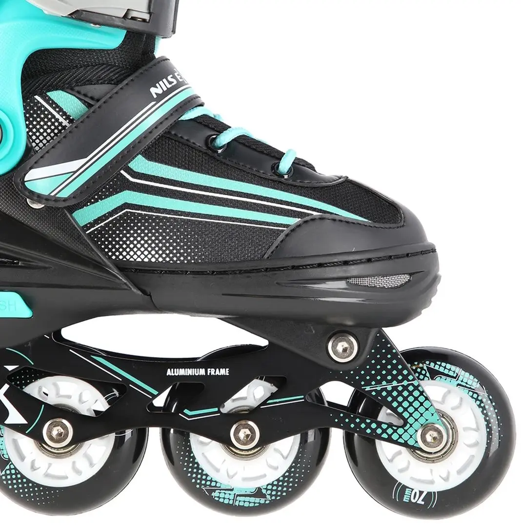 Patine cu rotile 2in1 Nils Extreme NH18190 M 34-38 (Black/Blue)