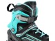 Роликовые коньки 2в1 Nils Extreme NH18190 M 34-38 (Black/Blue)