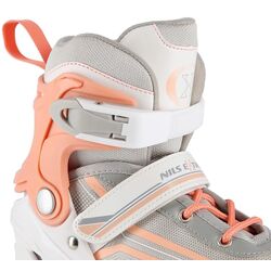 Patine cu rotile 2in1 Nils Extreme NH18190 M 34-38 (White/Pink) Thumb