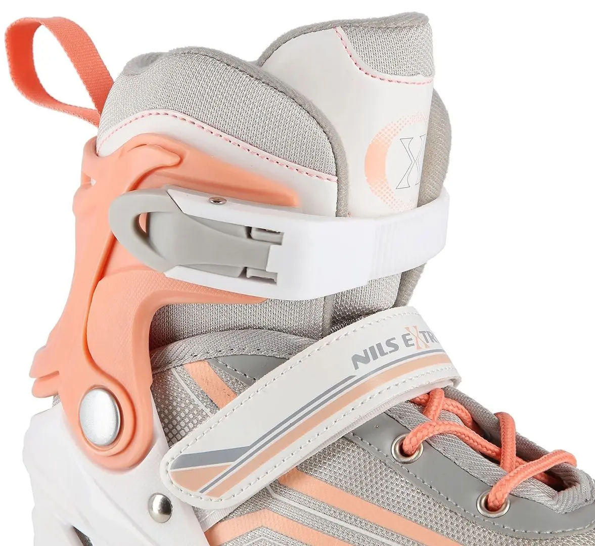 Patine cu rotile 2in1 Nils Extreme NH18190 M 34-38 (White/Pink)