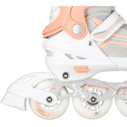 Patine cu rotile 2in1 Nils Extreme NH18190 M 34-38 (White/Pink) Thumb