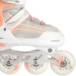 Patine cu rotile 2in1 Nils Extreme NH18190 M 34-38 (White/Pink) Thumb