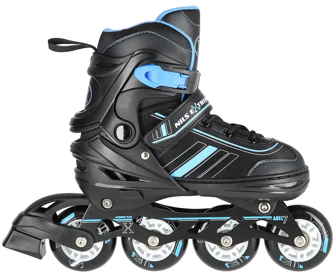 Patine cu rotile 2in1 Nils Extreme NH18191 L 39-43 (Black/Blue)