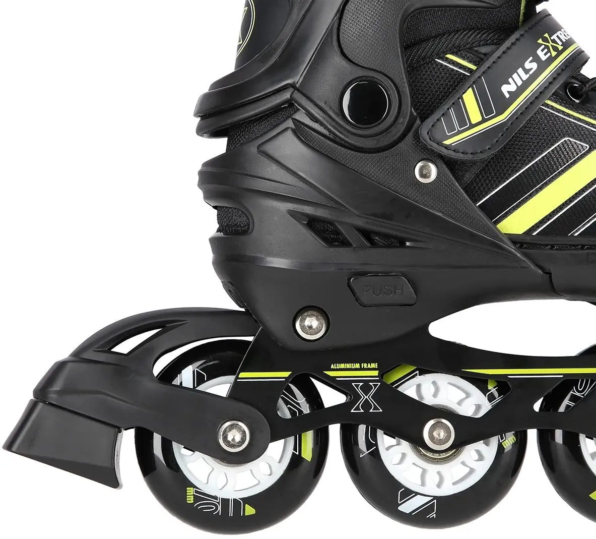 Patine cu rotile 2in1 Nils Extreme NH18191 L 39-43 (Black/Lime)