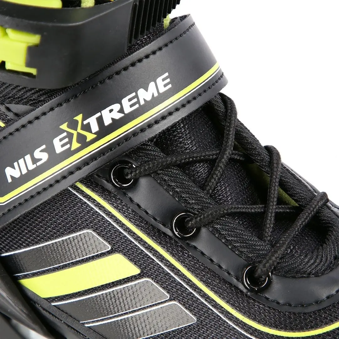 Patine cu rotile 2in1 Nils Extreme NH18191 L 39-43 (Black/Lime)