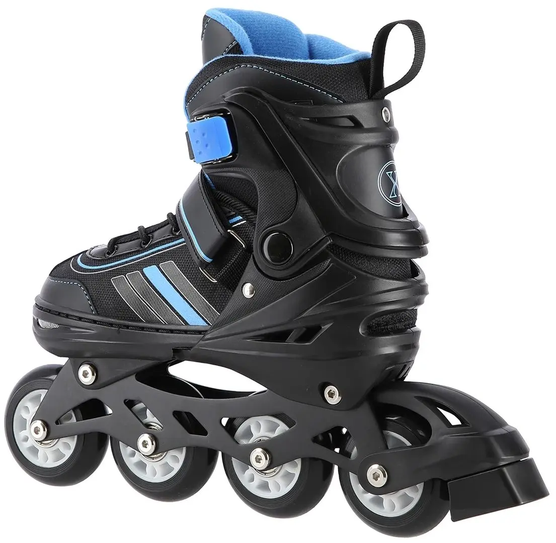 Роликовые коньки 2в1 Nils Extreme NH18191 M 34-38 (Black/Blue)