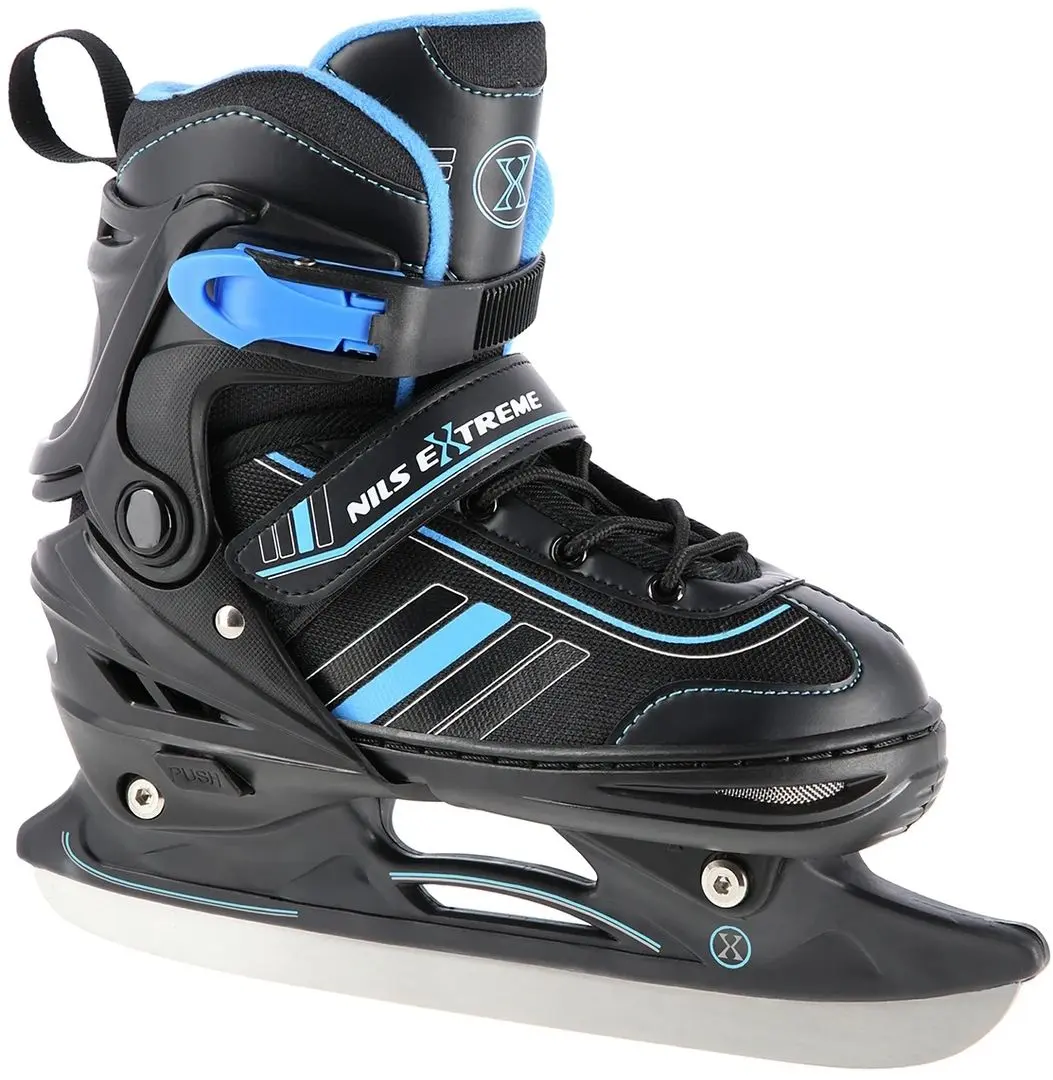 Роликовые коньки 2в1 Nils Extreme NH18191 M 34-38 (Black/Blue)