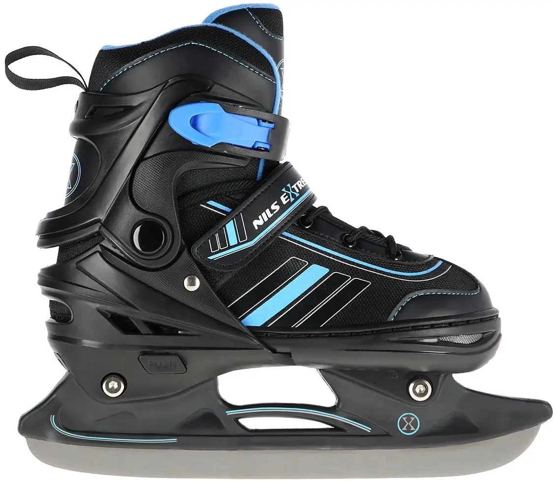 Роликовые коньки 2в1 Nils Extreme NH18191 M 34-38 (Black/Blue)