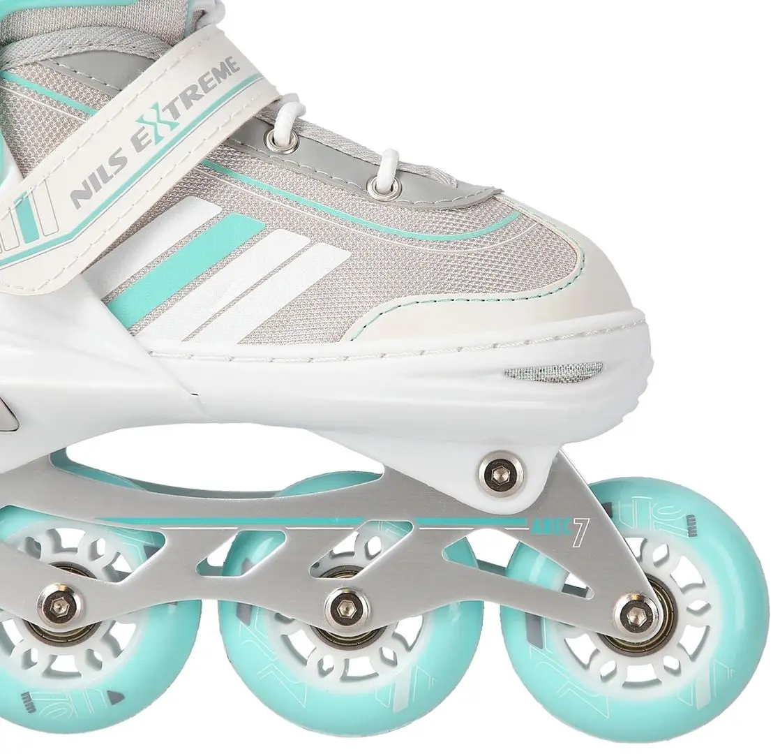 Patine cu rotile 2in1 Nils Extreme NH18191 S 29-33 (White/Blue)