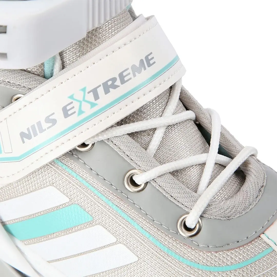 Patine cu rotile 2in1 Nils Extreme NH18191 S 29-33 (White/Blue)