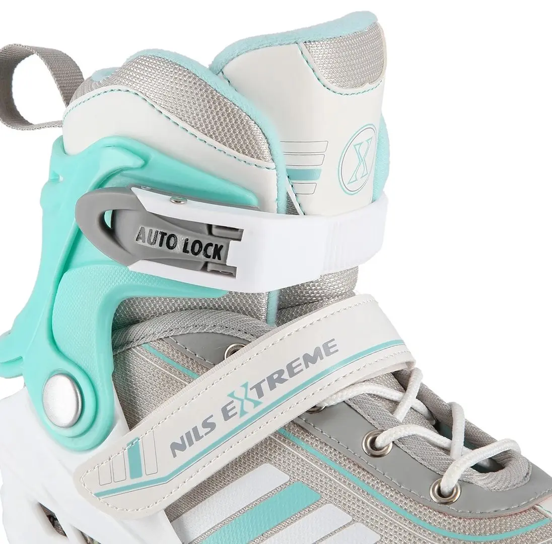 Patine cu rotile 2in1 Nils Extreme NH18191 S 29-33 (White/Blue)