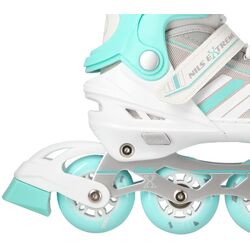 Patine cu rotile 2in1 Nils Extreme NH18191 S 29-33 (White/Blue) Thumb