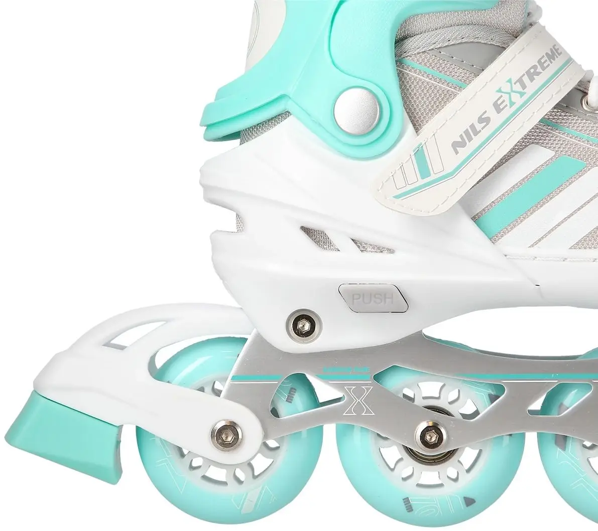 Patine cu rotile 2in1 Nils Extreme NH18191 S 29-33 (White/Blue)