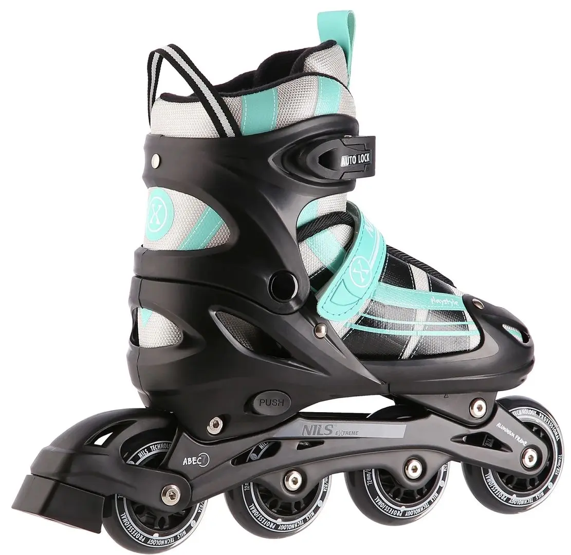 Patine cu rotile 2in1 Nils Extreme NH18366A L 39-42 (Blue/Green)