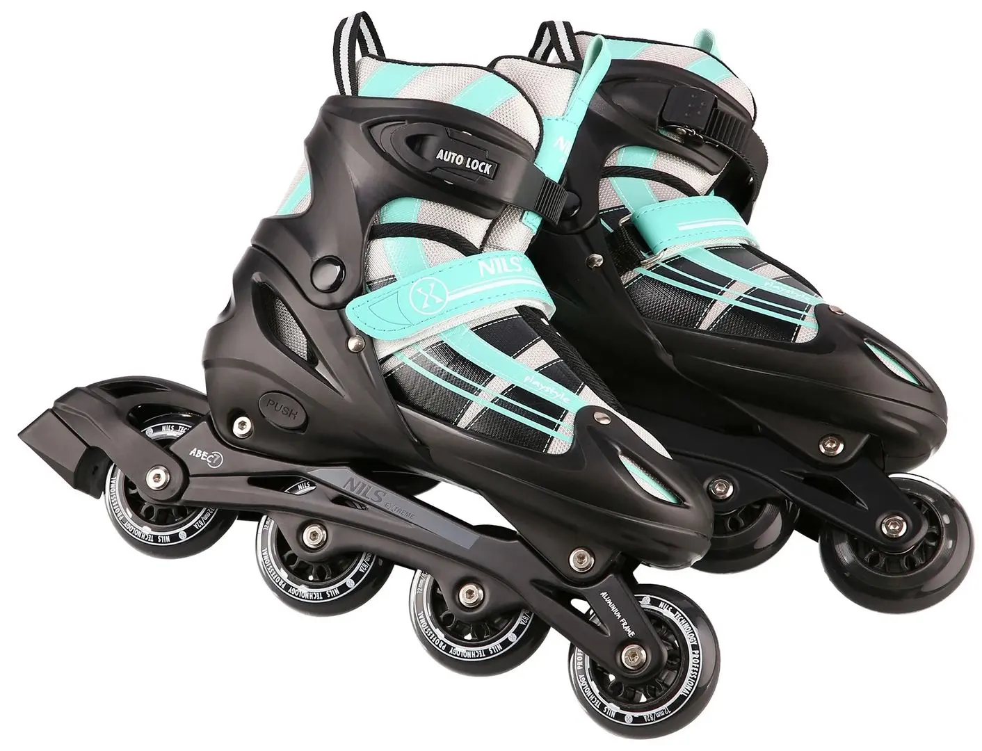 Patine cu rotile 2in1 Nils Extreme NH18366A L 39-42 (Blue/Green)
