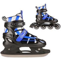 Роликовые коньки 2в1 Nils Extreme NH18366A L 39-43 (Black/Dark Blue) Thumb