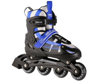 Роликовые коньки 2в1 Nils Extreme NH18366A M 35-38 (Black/Dark Blue)