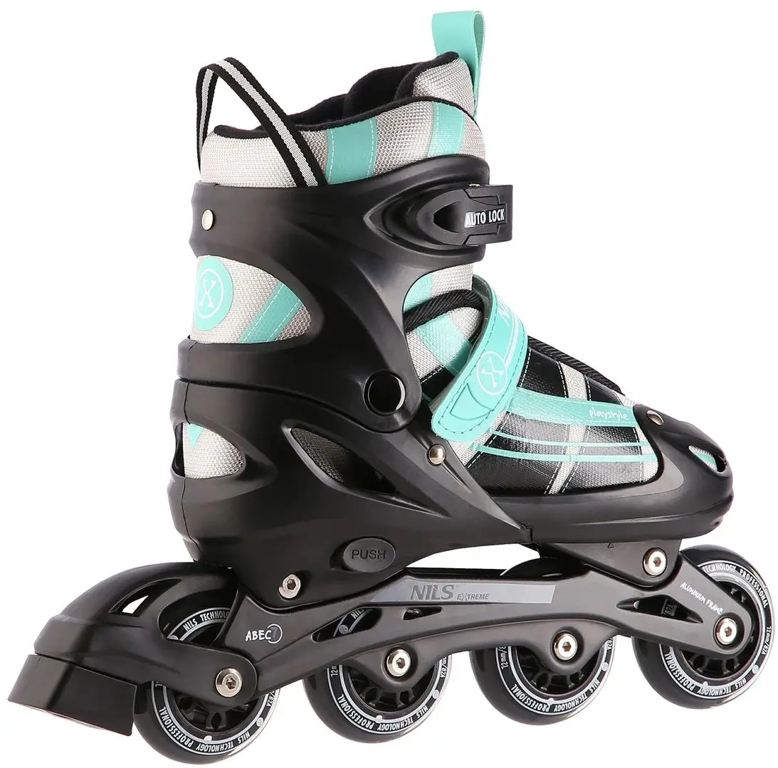 Patine cu rotile 2in1 Nils Extreme NH18366A M 35-38 (Blue/Green)