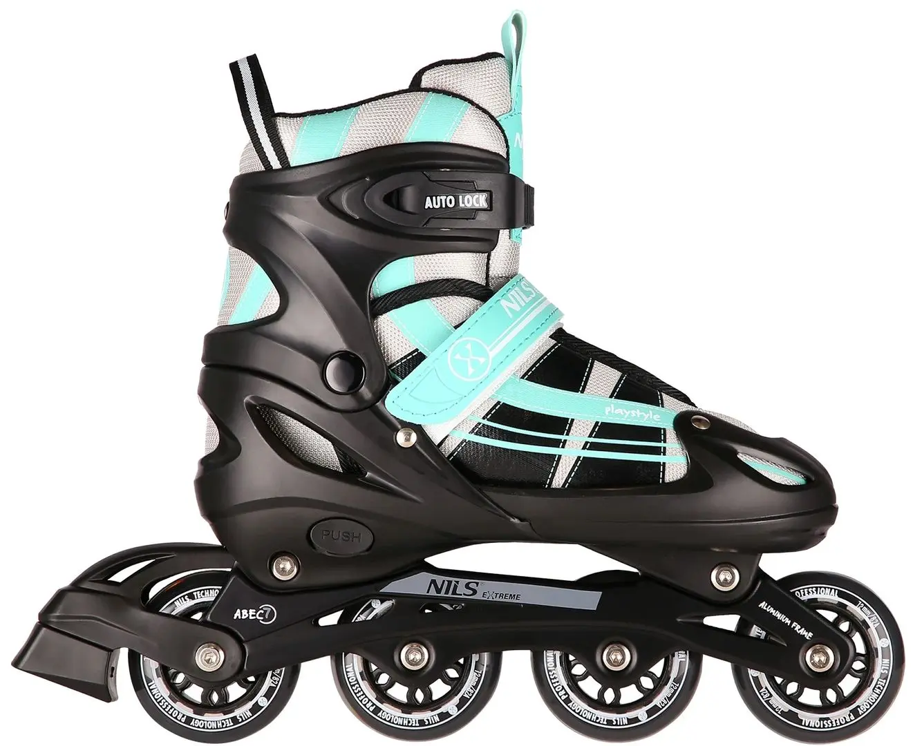 Patine cu rotile 2in1 Nils Extreme NH18366A M 35-38 (Blue/Green)