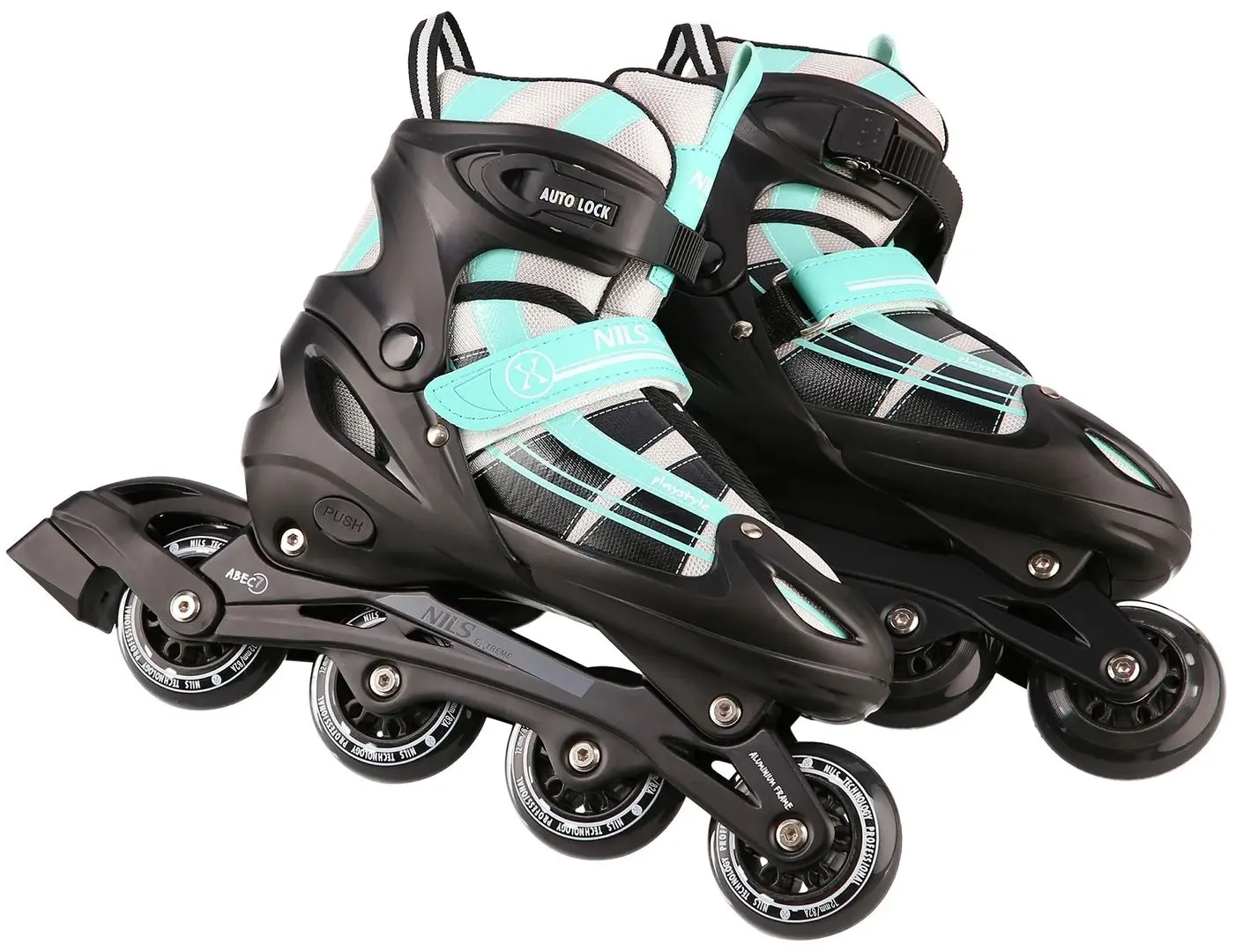 Patine cu rotile 2in1 Nils Extreme NH18366A S 31-34 (Blue/Green) - 3