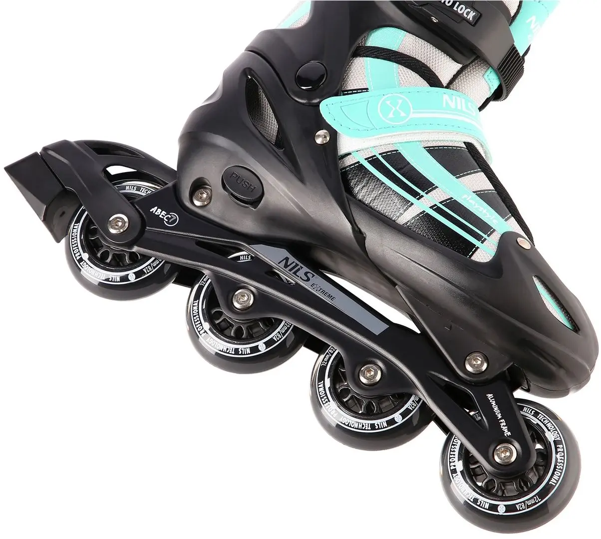 Patine cu rotile 2in1 Nils Extreme NH18366A S 31-34 (Blue/Green) - 5