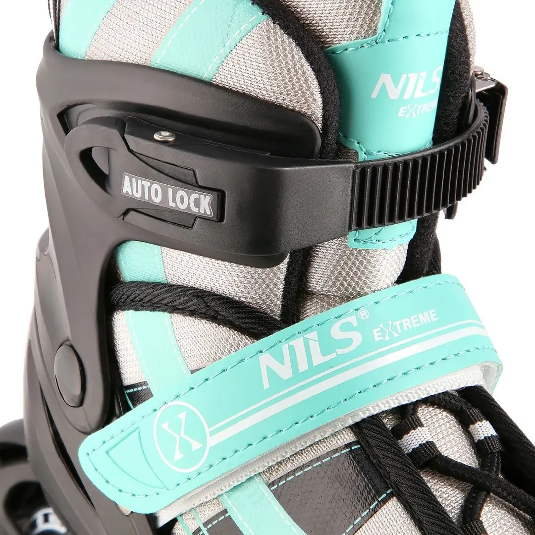 Patine cu rotile 2in1 Nils Extreme NH18366A S 31-34 (Blue/Green) - 8