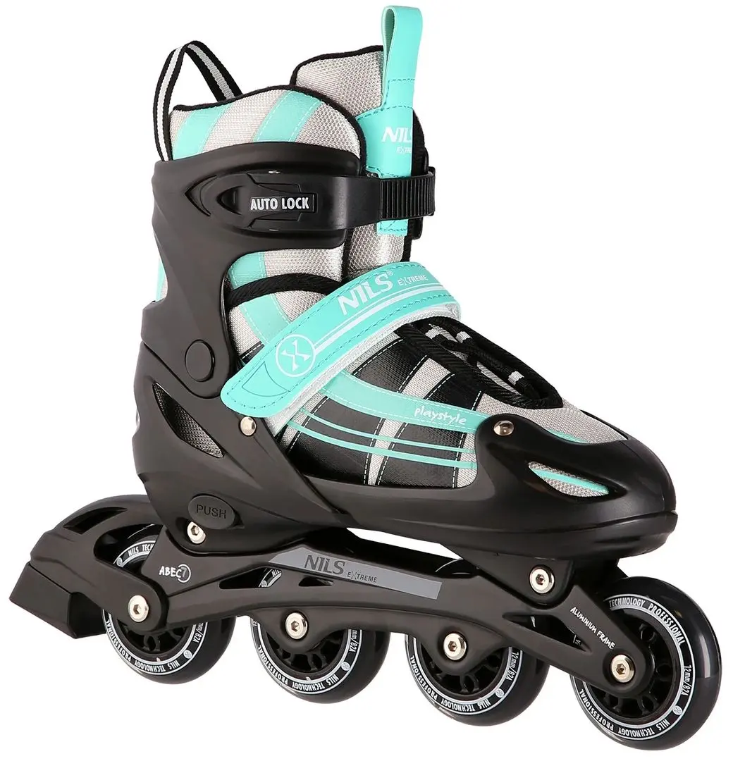 Patine cu rotile 2in1 Nils Extreme NH18366A S 31-34 (Blue/Green)