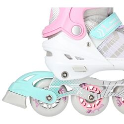 Роликовые коньки 4в1 Nils Extreme NH18192 M 34-38 (Pink/Grey) Thumb