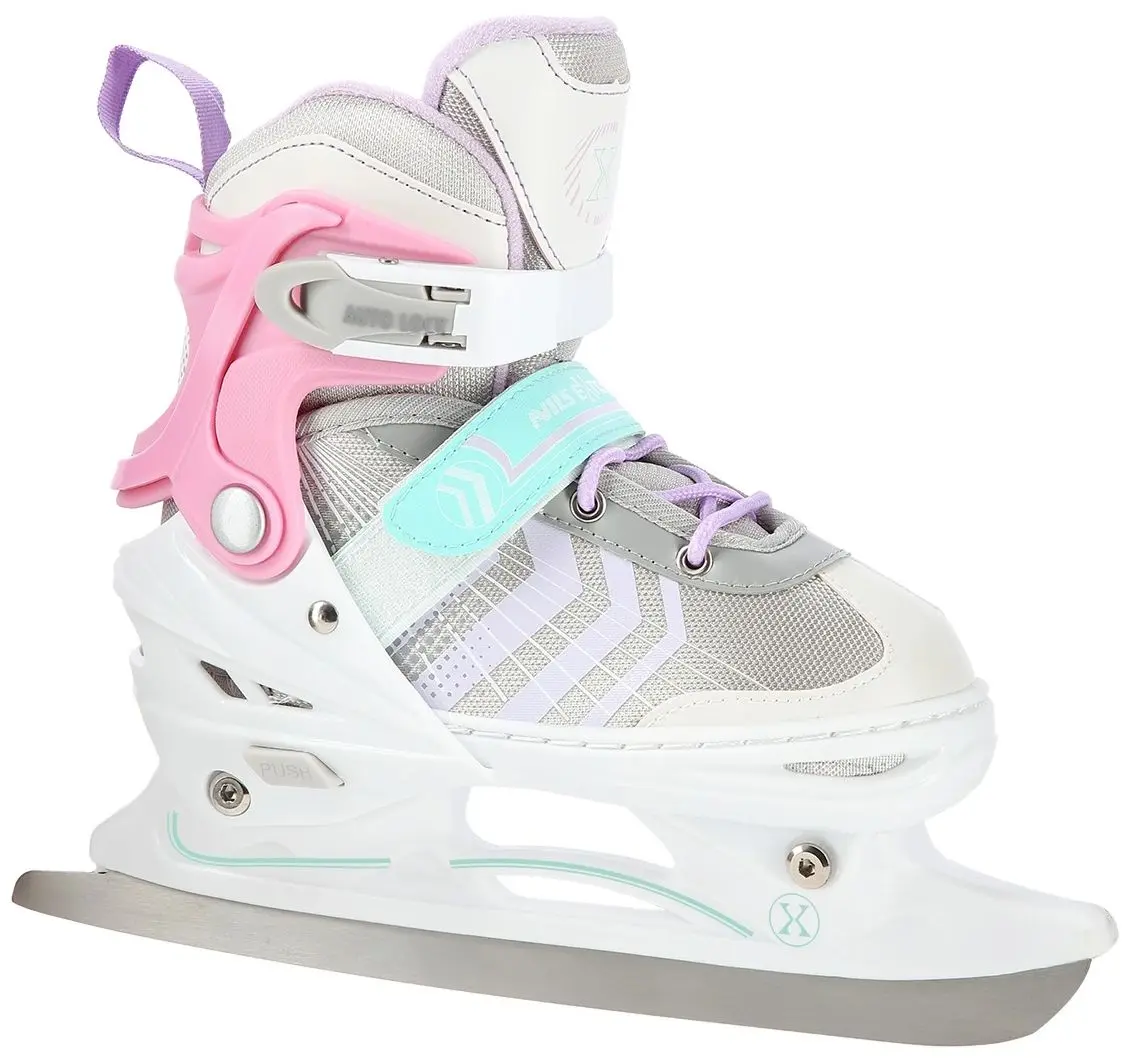 Роликовые коньки 4в1 Nils Extreme NH18192 M 34-38 (Pink/Grey)