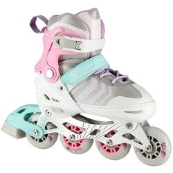 Роликовые коньки 4в1 Nils Extreme NH18192 M 34-38 (Pink/Grey) Thumb