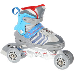 Patine cu rotile 4in1 Nils Extreme NH18192 S 29-33 (Grey/Blue) Thumb