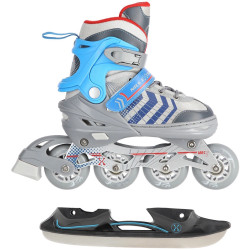 Patine cu rotile 4in1 Nils Extreme NH18192 S 29-33 (Grey/Blue) Thumb
